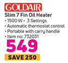 Goldair Slim 7 Fin Oil Heater