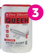 Pure Pleasure Non Fitted Queen Electric Blanket 152 x 150cm