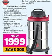 Genesis 21L Duravac Pro Vacuum