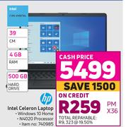 HP Intel Celeron Laptop