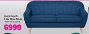 Imani Couch 3 Division Blue Allure