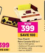 Titan Pixel 8 Retro Console 632-In 1