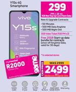 Vivo Y15s 4G Smartphone-On 1GB Red Top Up Core More Data 
