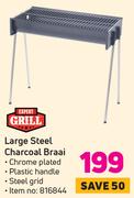 Expert Grill Large Steel Charcoal Braai
