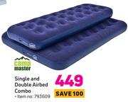 Campmaster Single & Double Airbed Combo