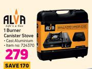 Alva 1 Burner Canister Stove