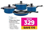 Mainstays 7 Piece Non Stick Cookware Set
