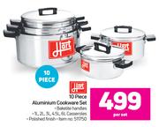 Hart 10 Piece Aluminium Cookware Ser-Per Set