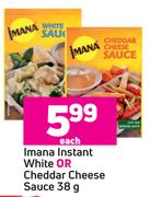 Imana Instant White Or Cheddar Cheese Sauce-38 g Each