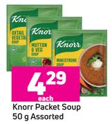 Knorr Packet Soup 50g Assorted- Each