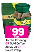 Jacobs Kronung Or Gold Coffee Jar 200g Or Pouch 230g- Each