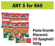 Pasta Grande Macaroni Or Spaghetti 500g-For Any 5