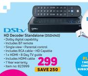 DSTV HD Decoder Standalone DSD4140