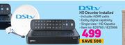 DSTV HD Decoder Installed