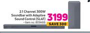 LG 2.1 Channel 300W Soundbar With Adaptive Sound Control SL4F