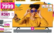 Hisense 55" UHD Smart TV Plus 2.0 Soundbar-Both For