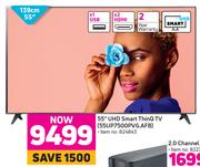 LG 55" UHD Smart ThinQ TV 55UP7500PVG.AFB