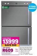 Defy Gourmet Double Oven Mirror Glass DBO468