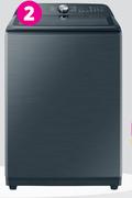 Samsung 21Kg Top Loader Black Washing Machine WA21A8370GV/FA
