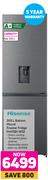 Hisense 305L Bottom Mount Freezer Fridge H415BI-WD