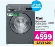Univa 7Kg Front Load Washing Machine UFL701