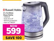 Russell Hobbs 2L Cordless Glass Kettle
