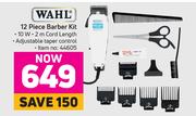 Wahl 12 Piece Barber Kit