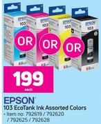 Epson 103 Eco Tank Ink Assorted Colours-Each