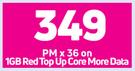 Samsung Galaxy A32 Smartphone-On 1GB Red Top Up Core More Data