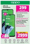 2 x Oppo A16s 4G Smartphone-On 2GB Red Top Up Core More Data + On Promo 70