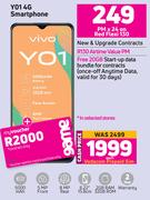 Vivo Y01 4G Smartphone-On Red Flexi 130