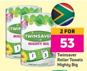 Twinsaver Roller Towels Mighty Big-For 2
