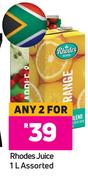 Rhodes Juice Assorted-For Any 2 x 1Ltr