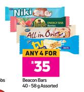 Beacon Bars Assorted-For Any 4 x 40-58g 