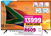 Samsung 55" (139cm) QLED 4K Smart TV 55Q60B