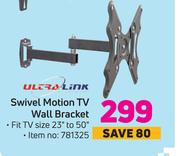 Ultra Link Swivel Motion TV Wall Bracket