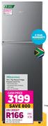 0Hisense 154L Top Mount Fridge Freezer H225TTS
