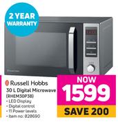 Russell Hobbs 30L Digital Microwave RHEM30P3B