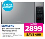 Samsung 40L Stainless Microwave Oven MS405MADXBB