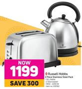 Russell Hobbs 2 Piece Stainless Steel Pack