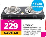Logik Double Spiral Hotplate