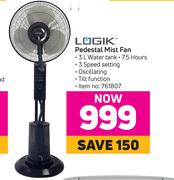 Logik Pedestal Mist Fan