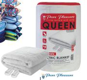Pure Pleasure Queen Sherpa Fully Fitted Blanket