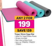 Trojan 10mm Yoga Mat- For Any 2