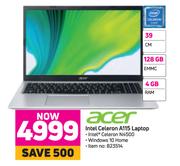 Acer 39cm Intel Celeron A115 Laptop