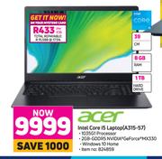 Acer 39cm Intel Core I5 Laptop (A315-57)