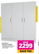 UCAN 1350mm White Built In Cupboards