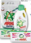 Ariel Auto Washing Powder 4kg, Ariel Liquid Detergent 3Ltr Or Ariel Detergent Capsules 30.s-Each