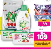 Ariel Auto Washing Powder 4Kg,Ariel Liquid Detergent 3L Or Ariel Detergent Capsules 30's-Each