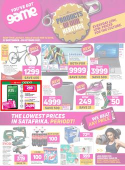 Game : Products Of Our Heritage (22 September - 5 October 2021), page 1